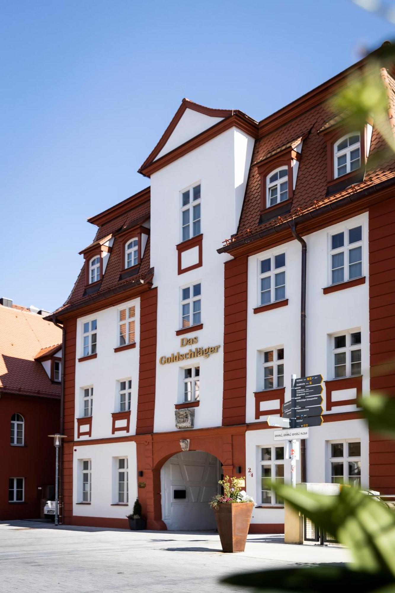 Das Goldschlaeger Boutique Hotel Schwabach Bagian luar foto